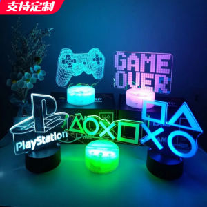 Cyberpunk 2077 Peripheral Ornaments E-Sports Games Xbox Icon 3D Small Night Lamp Hand-Made Chassis Model Ps5