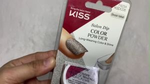 KISS Salon Dip Color Powder - Shock Value - Long Wearing Color & Shine 9g
