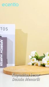 ECENTIO Pink Tumbler Air Sedotan Aesthetic Tumbler Stainless Steel 500ml Botol Minum