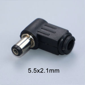 DC Power Male Plug Jack Adapter Welding Connector 90 Degree 2.5x0.7 3.5x1.35 4.0x1.7 4.8x1.7 5.0x3.0 6.0x4.4 5.5x2.1 5.5x2.5 MM