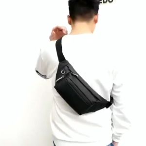 SKM Mens Sport Crossbody Bag Waterproof Messenger Chest Pouch Waist Bag Beg Lelaki / Beg Galas SK565