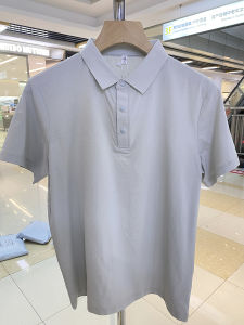 Cool Quick Dry Mens Polo Shirt Casual Short Sleeve T-Shirt Breathable Comfortable Summer Fashion Urban Style Polyester Fiber