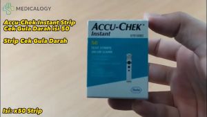 ACCU CHEK Instant Strip Cek Gula Darah isi 50
