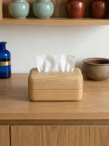 YANPU | Premium Stylish Chinese Style Wooden Tissue Box