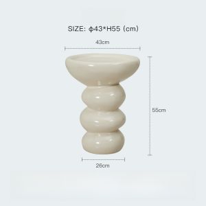 NORCHAIR Creative round Coffee Table Designer Minimalist Style Sofa Side Table Home Use Small Apartment Corner Table