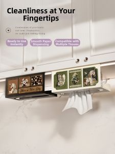 MR ART | Wall-Mounted Hole-Free Tissue Box