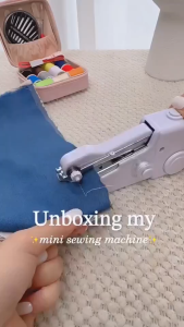 Hand-held electric sewing machine small household Multi-functional portable DIY clothes tailor tool
