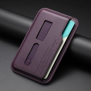 LS | Ví Đựng Thẻ Điện Thoại Từ Tính Cho Magsafe iPhone 17/16 Pro Max Samsung Với Dây Đeo Tay Dạng Nhẫn Chất Liệu Silicon Nhẹ