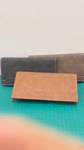 Man Women Long Wallet PU Leather Innersoi 405-9 Dompet Panjang Tebal Muat Banyak Cash