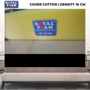 Kasur Busa ROYAL FOAM D16 Tebal 15CM Garansi 10 Tahun Cover Katun Semua Ukuran | 200x180 | 200x160 | 200x150 | 200x140 | 200x120 | 200x100 | 200x90 | 200x80 | 190x140 | Anti Kempes | Tahan Kempes | Anti Tungau | Anti Bakteri | Anti Bau Apek