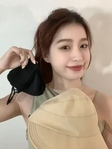 Topi Atasan Kosong Gaya Baru Yang Dapat Diikat Menjadi Ekor Kuda Topi Olahraga Aktivitas Outdoor Topi Visor Casual Pelindung Sinar Outdoor Wanita Topi Matahari untuk Wanita Kerai Luar Ruangan Musim Panas dan Topi Duckbill Pelindung Sinar Matahari