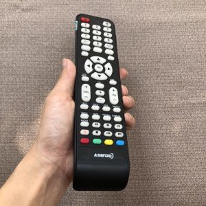 Điều khiển tivi asanzo mặt trắng - Hàng tốtcó tặng kèm pin - Remote từ xa Asanzo