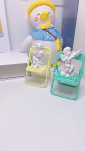 Stand Holder Bentuk Kursi Standing Handphone Stand Smartphone Holder Mini Full Colour Docking Dudukan HP