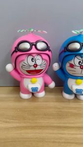 ของเล่นพวงกุญแจโดเรม่อนเปลี่ยนหน้าด้วยสํานวนน่ารัก 3 ชิ้น