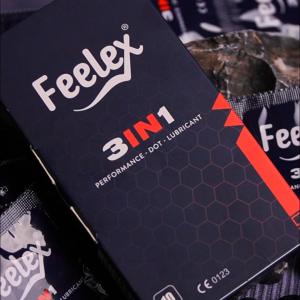 Bao cao su Feelex 3in1 gân gai giúp kéo dài thời gian quan hệ