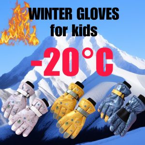 ♥️🇸🇬 Winter gloves for kids 7 to 15 years old (Blue Pink Yellow). Kids ski gloves kids winter gloves children ski gloves children winter gloves
