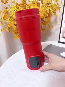 MODONG 600ML Electric Water Cup 316 Portable Electric Kettle Travel Thermostat Water Mug Small Thermostat Kettle Heated Hot Water Kettle