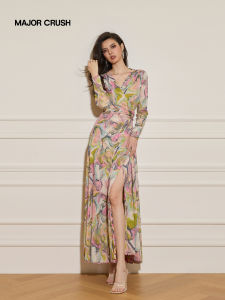 Reversible Vintage Galaxy Wrap Dress