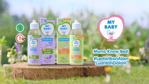 MY BABY Minyak Telon Plus Ungu Lavender 60ml / 90ml / 150ml || Minyak Telon Bayi Anti Nyamuk Tahan Lama Hingga 8 Jam