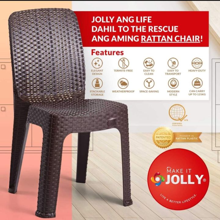 JOLLY RATTAN CHAIR 2020 4-Piece Rattan Furniture Set 6-Piece