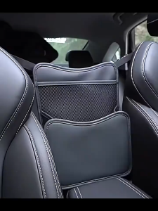 Multifunctional Storage Pocket Between Car Seats Car Net Pocket Handbag Holder Portable Car Organizer Car Interior Accessories