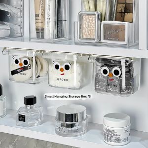 Transparent Cosmetic Storage Drawer Under Mirror Cabinet Organizer