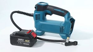 เครื่องเติมลมไร้สาย 21V ปั้มลมไร้สาย เครื่องสูบลมไฟฟ้า ปั้มลมรถยนต์ ปั้มลมแบบพกพา ที่เติมลมยางรถ สูบลมไฟฟ้า ปั๊มลมไฟฟ้า ที่สูบลมรถยนต์ Makita แบตเตอรี่ air pump ปั้มลมไร้สาย สูบลมไฟฟ้าพกพา