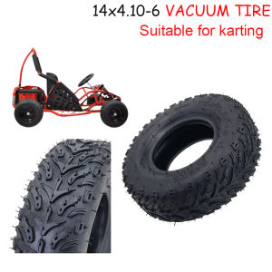 ATV four-wheel beach bike wear-resistant high-quality inch vacuum tire 6-inch 14x4.10-6 front and rear tires go kart