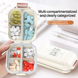 Portable Medicine Box Storage Box for Medicine Packaging/Sealed Medicine Box for Three Meals a Day/Carry It with You Seven Days a Week