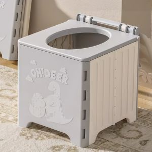 Portable Car Folding Toilet Jungle Camping Emergency Artifact Car Travel Emergency Outdoor Mobile Toilet Camping Equipment