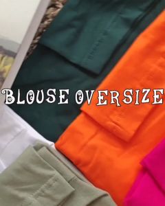 Baju Atasan Wanita Terbaru 2023 BASIC TOP BLOUSE COMBED 24 Baju Atasan Wanita Polos Oversize Kekinian
