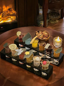 Bộ Cốc Bắn Súng Bar Shot Sáng Tạo B52 Cốc Cocktail Cốc Uống Một Hơi Bar Glass American Style Pure Color Handmade