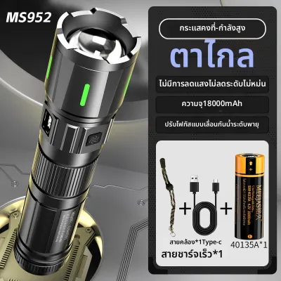 MEEJAS | ไฟฉายเลเซอร์ MEEJAS 2026 ไฟฉายแบบชาร์จไฟฟ้า แสงสีเขียว ความสว่างสูง ระยะไกล แบตเตอรี่มีอายุการใช้งานยาวนาน ไฟฉายแบบมีกำลังไฟสูง