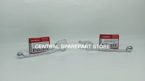 HANDLE REM KIRI + KANAN PUTIH KVY BEAT SPACY SCOOPY VARIO 110 KARBU / HANDEL REM KIRI BELAKANG / HANDEL REM KANAN DEPAN / HENDEL SET