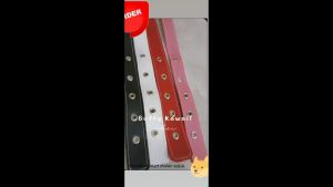 Collar choker belt leather cosplay harajuku goth vintage bell chain neko