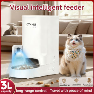 [NeKoLuv]3L intelligent pet feeder intelligent feeding machine for cats and dogs video interactive automatic feeder