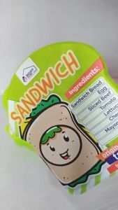 KAMJE Lunch Box Kotak Tempat Makan Bekal Mini BPA Free Karakter Bread