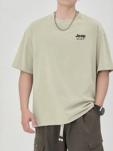 JEEP SPIRIT | Heavyweight Pure Cotton Short Sleeve T-Shirt