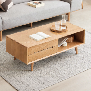 YUANSHI YUANSU | Real Wood Simple and Modern Coffee Table