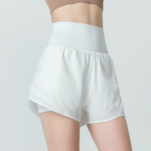 Yoga quần short thể thao nữ thoáng khí của loosequick khô Chạy Tập Thể Dục Quần Sooc chấm tròn