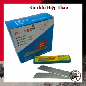 Lưỡi dao rọc giấy lớn hộp lưỡi dao trổ to cắt Rixin A-100 LD-X-A100