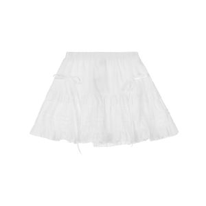 Váy Ngắn Xếp Ly Ren Viền Ngọt Ngào BZXO Thiết Kế Váy Ngắn Chữ a Mùa Hè Mới Đa Năng Cho Nữ Váy Ngắn Xếp Ly Cotton Thường Ngày