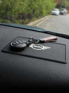 Large Size Anti-Slip Mat for BMW Mini Car Dashboard Mobile Phone Holder Rubber Material Vehicle Interior Decoration Accessories