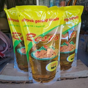 MINYAK GORENG  RESTO TERMURAH MINYAK GORENG RESTO 900ML PREMIUM