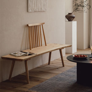 Zen Style Wooden Changing Bench