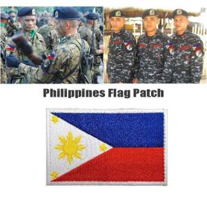 Philippine Flag Patch Embroidery Philippine Flag Pinas Bandera - 3*2 Inches