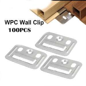 Klip WPC Stainless: 100Pcs Clip Wallboard & Wallpanel WPC