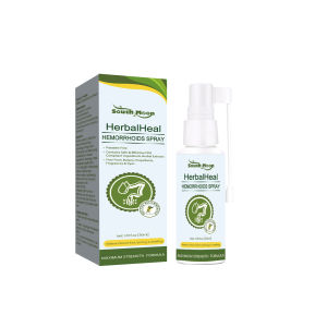 South Moon Natural Herbal Hemorrhoids Spray Pain Relief No Stimulation Hemorrhoid Treatment New Hot Natural Herbal Hemorrhoids Spray Pain Relief No Stimulation Hemorrhoid Treatment Healthy Hemorrhoids Spray Herbal Ingredient Long Lasting Portable(30ml)