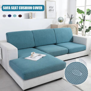 Solid Color Sofa Covers For Living Room Elasticity Sofa Slipcovers Washable Seat Cushion Furniture Protector