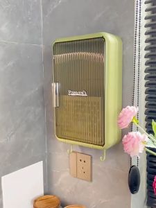 louts mall ที่วางช้อนส้อมแบบติดผนัง จัดเก็บตะเกียบ ช้อน ส้อม และอุปกรณ์เครื่องครัว ความจุขนาดใหญ่ ไม่ต้องเจาะ กันฝุ่นและกันน้ำ